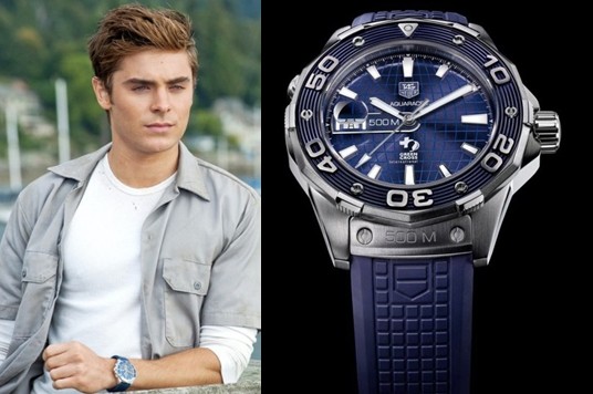 Tag Heuer Aquaracer Replica by Zac Efron in Movie Charlie St. Cloud